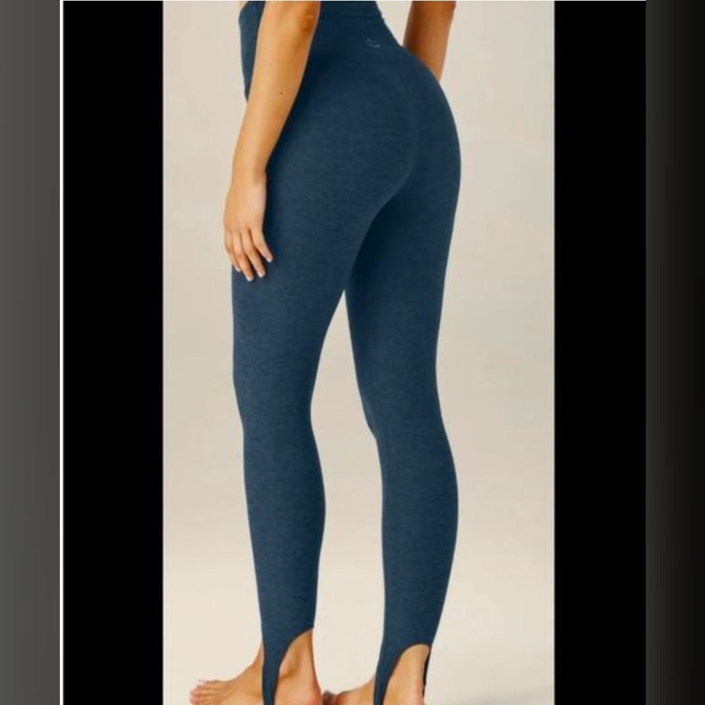 Beyond Yoga Stirrup Leggings Navy XL